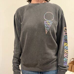 Gray Van Leeuwen Ice Cream Graphic Crewneck